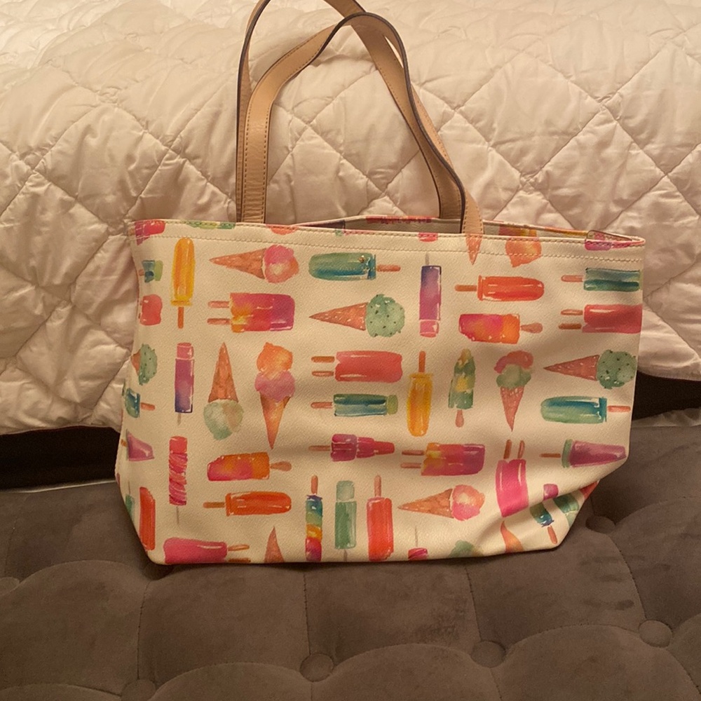 Kate Spade popsicle tote bag
